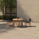 Delta Round Outdoor Dining Table Natural - 7