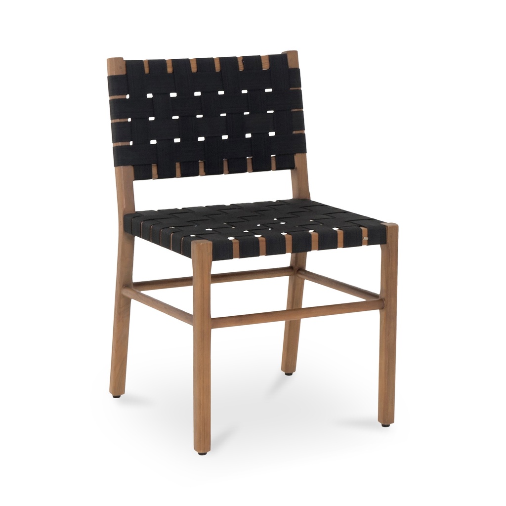 Mira Outdoor Dining Chair Black - 1
