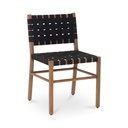 Mira Outdoor Dining Chair Black - 1