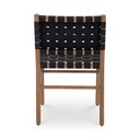 Mira Outdoor Dining Chair Black - 3