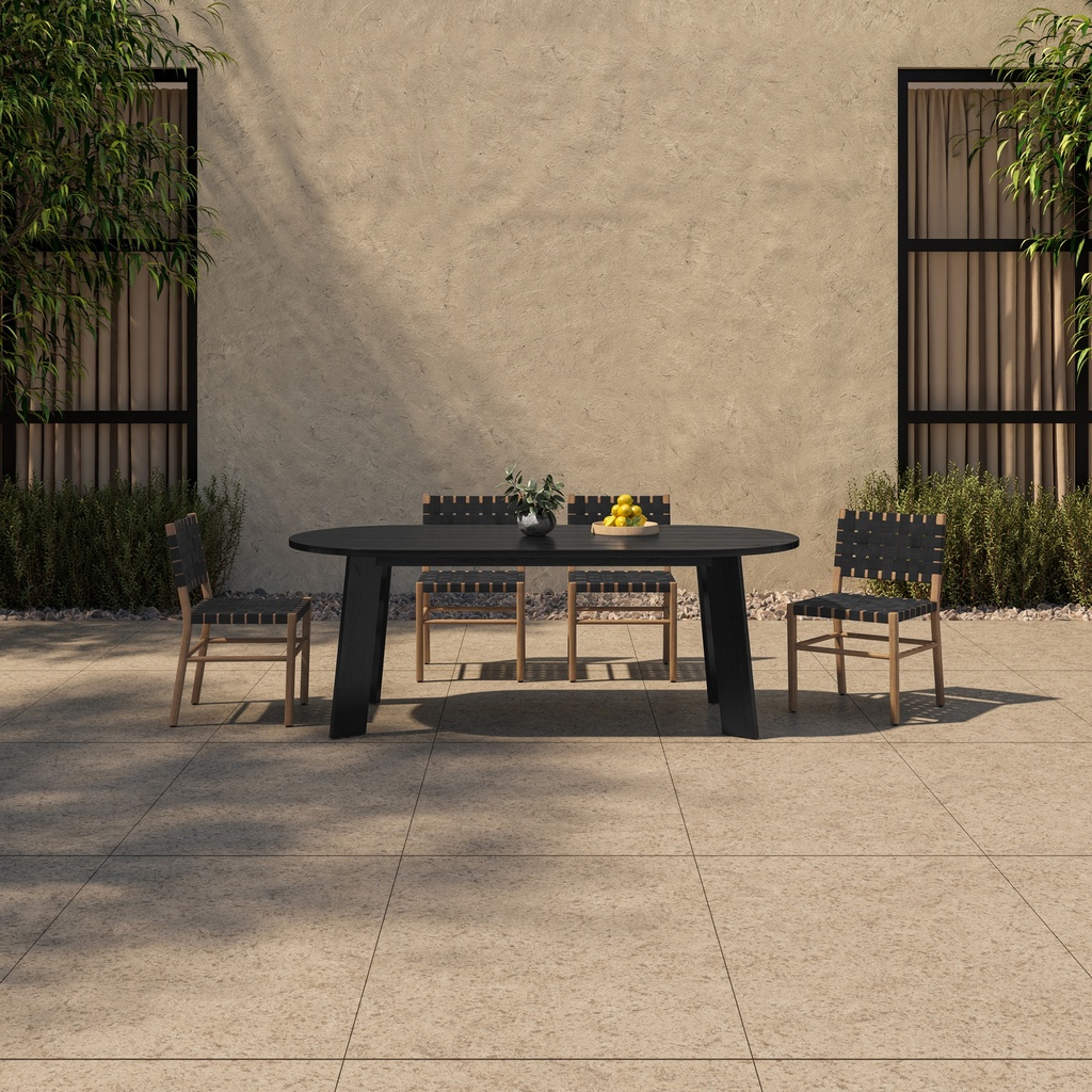 Mira Outdoor Dining Chair Black - 6