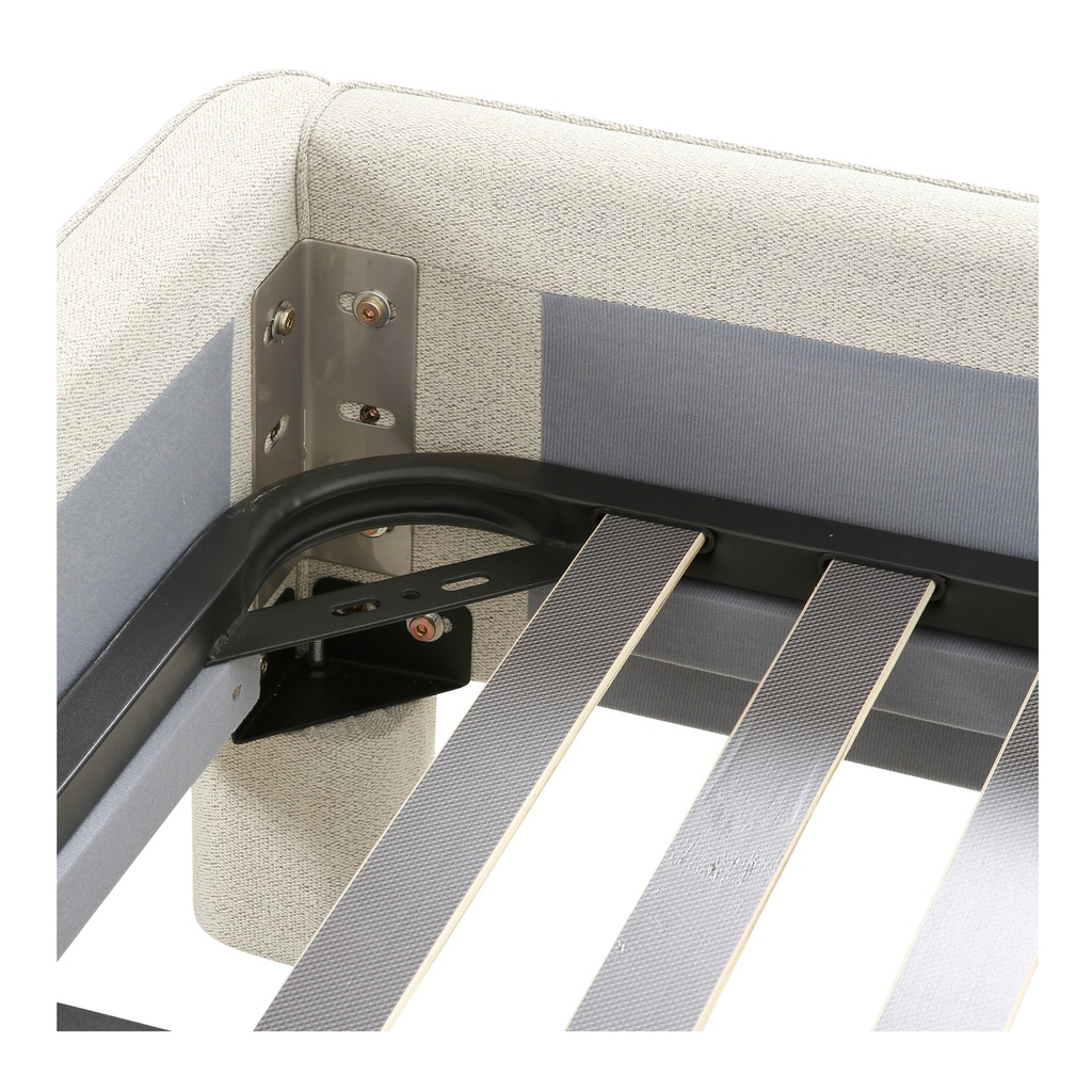 Ichigo King Bed Light Grey - 5