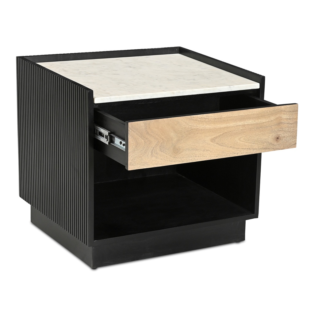 Carter Nightstand Black - 2
