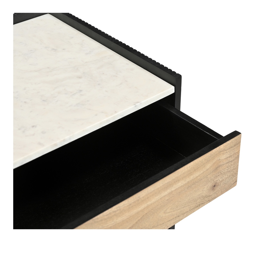 Carter Nightstand Black - 7