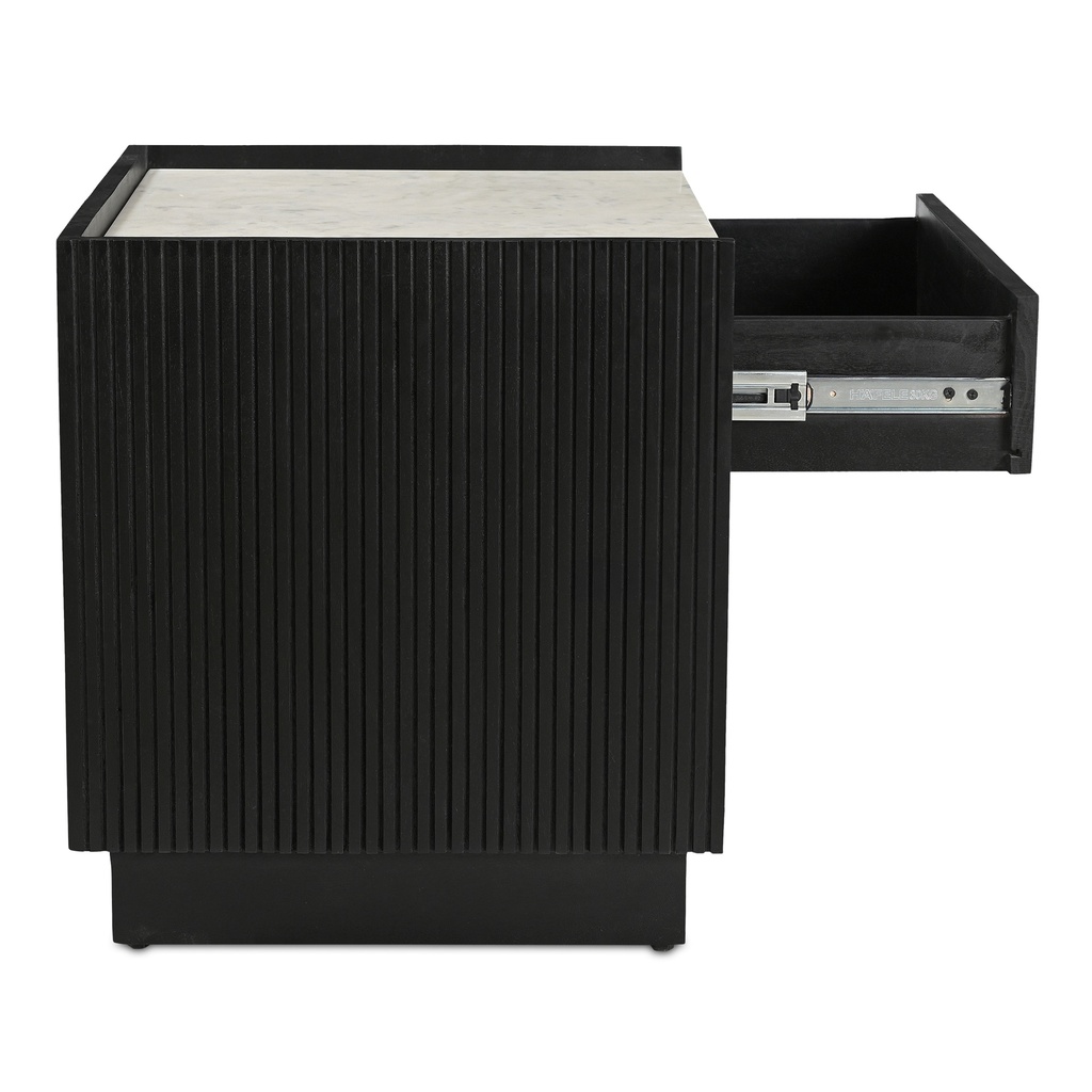 Carter Nightstand Black - 13