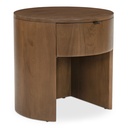Theo One Drawer Nightstand Brown - 1