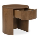 Theo One Drawer Nightstand Brown - 5