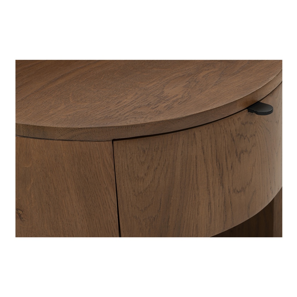 Theo One Drawer Nightstand Brown - 6