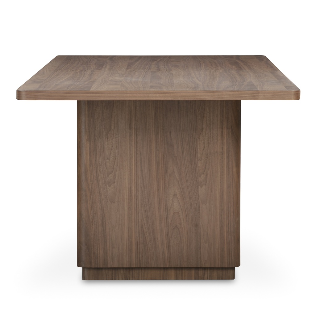Round Off Small Dining Table Walnut Brown - 2