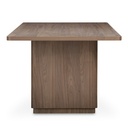 Round Off Small Dining Table Walnut Brown - 2