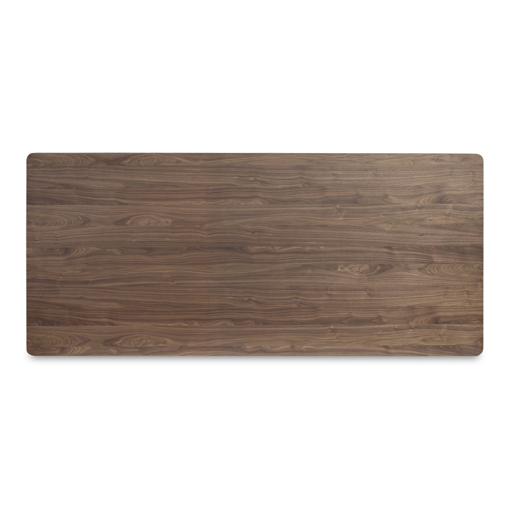 Round Off Small Dining Table Walnut Brown - 3