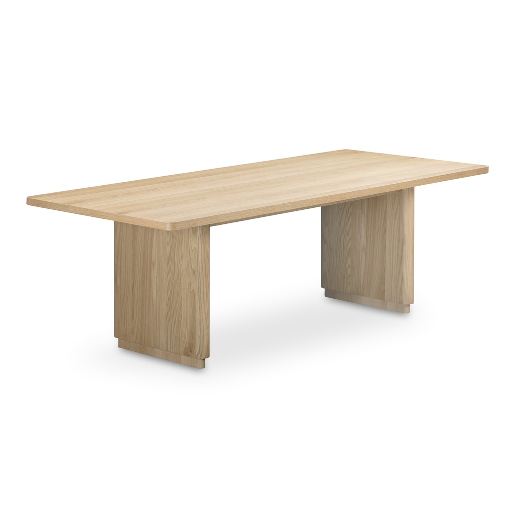 Round Off Small Dining Table Natural Oak - 1