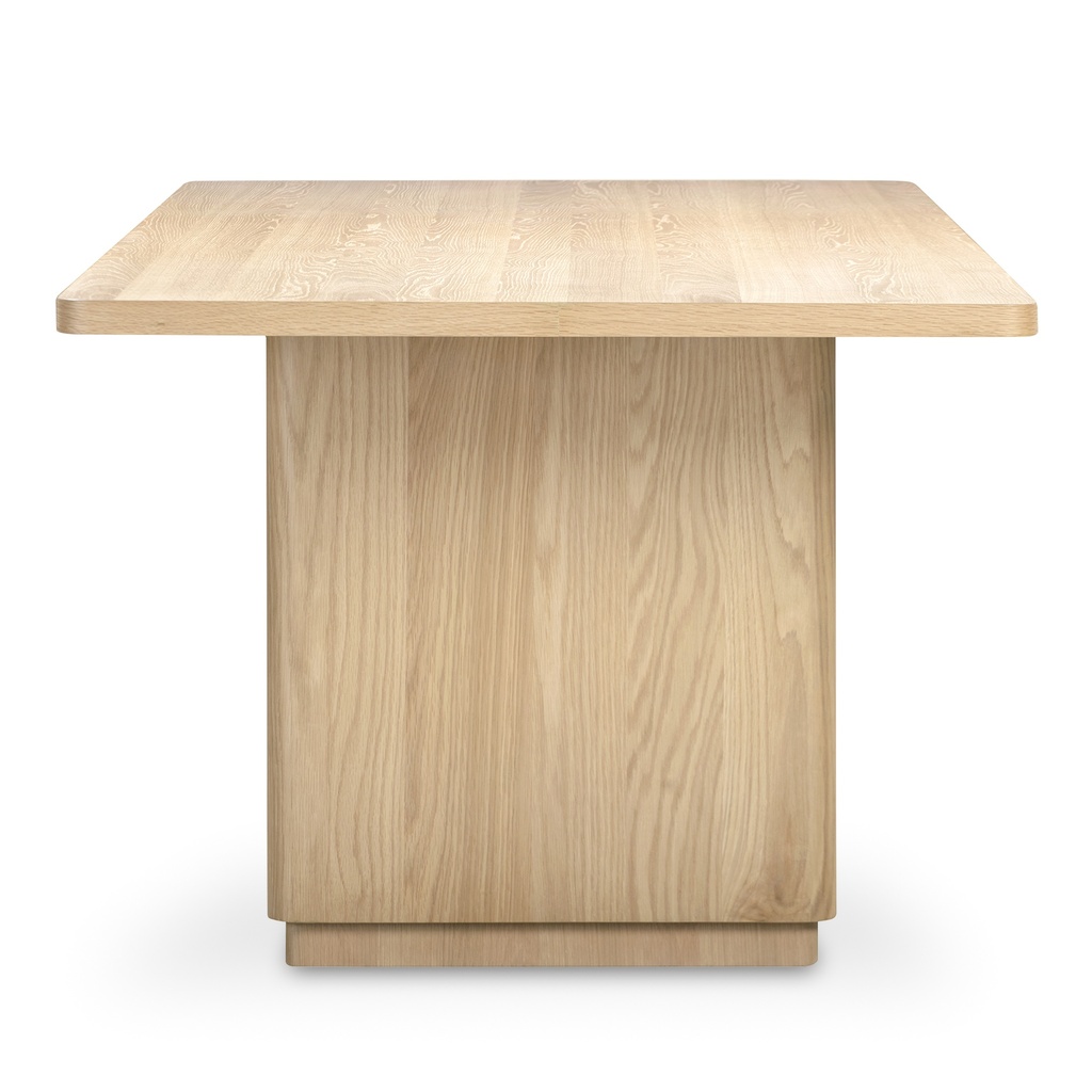 Round Off Small Dining Table Natural Oak - 2