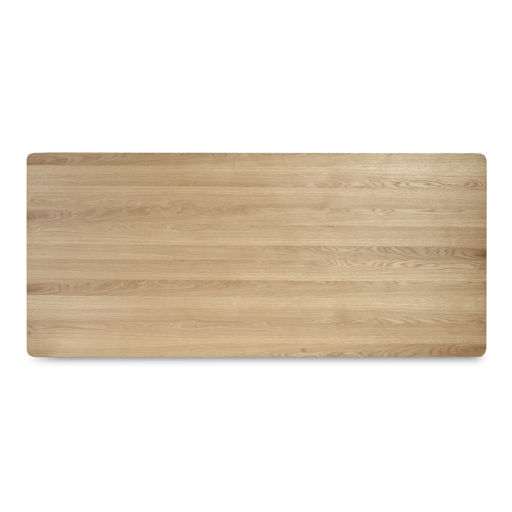 Round Off Small Dining Table Natural Oak - 3