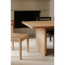 Round Off Small Dining Table Natural Oak - 4