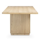 Round Off Large Dining Table Natural Oak - 2