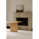 Round Off Large Dining Table Natural Oak - 5