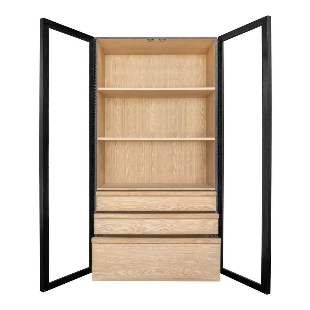 Charlotte Tall Cabinet Black - 4