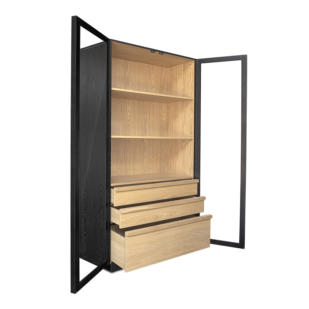 Charlotte Tall Cabinet Black - 5