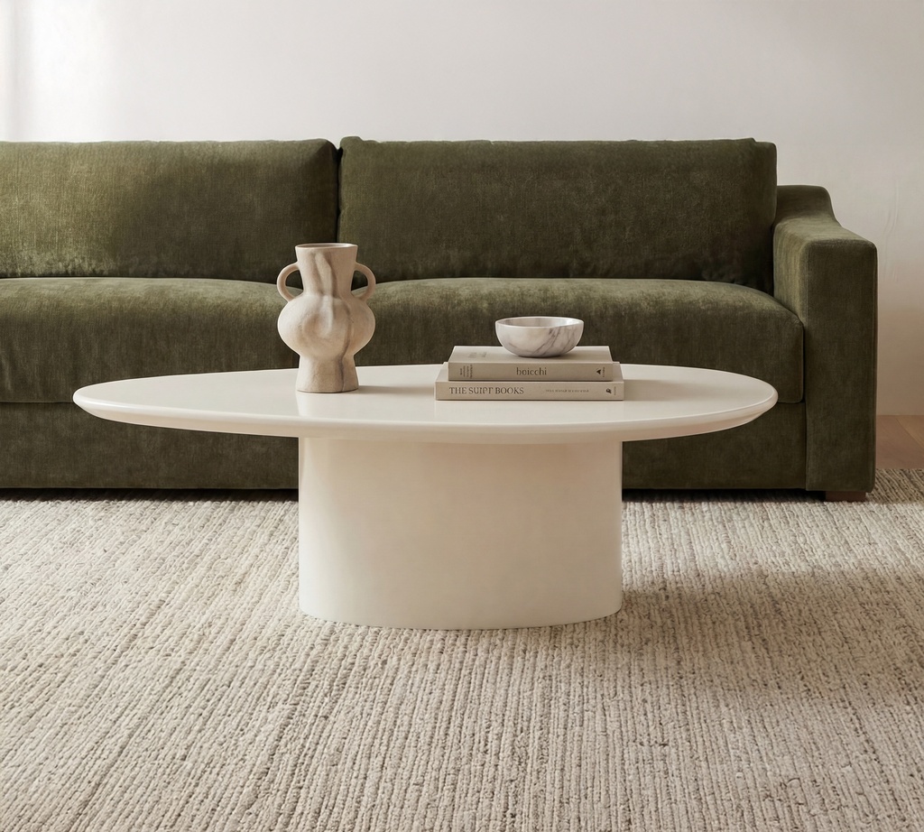 Eden Coffee Table Ivory Lacquer - 6