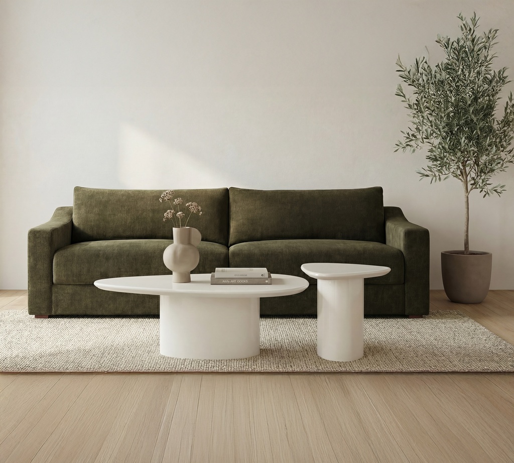 Eden Coffee Table Ivory Lacquer - 7