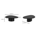 Eden Coffee Table Black Lacquer - 6