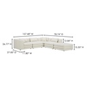 Lowtide Dream Modular Sectional Warm White - 11