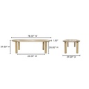 Milo Small Dining Table Oak - 9