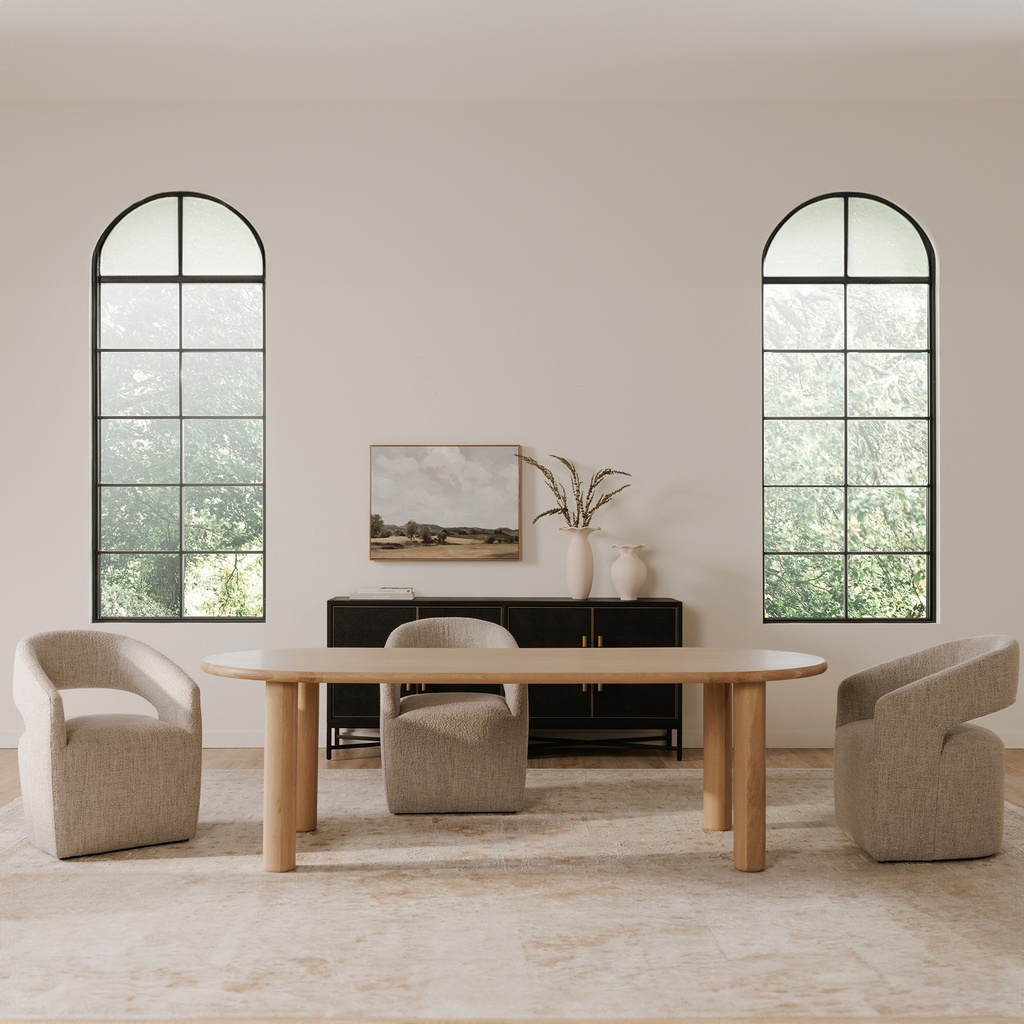 Milo Large Dining Table Oak - 9