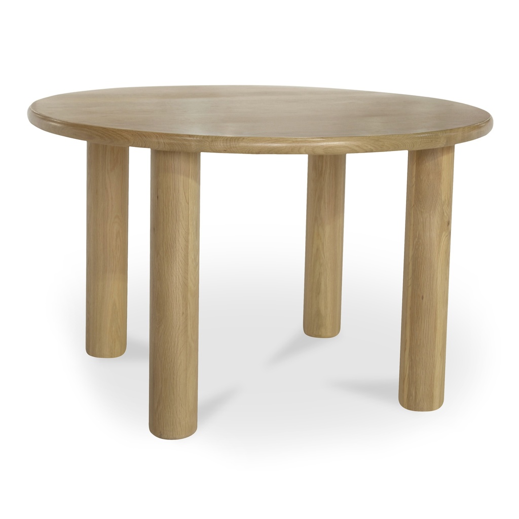 Milo Round Dining Table Oak - 1