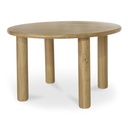 Milo Round Dining Table Oak - 2