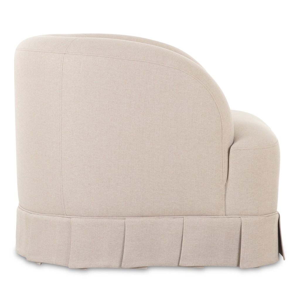 Maren Swivel Chair Beige - 2