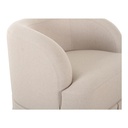 Maren Swivel Chair Beige - 5