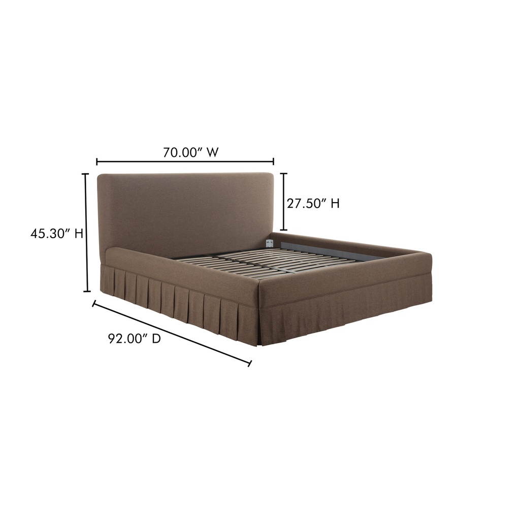 Maren Queen Bed Brown - 12