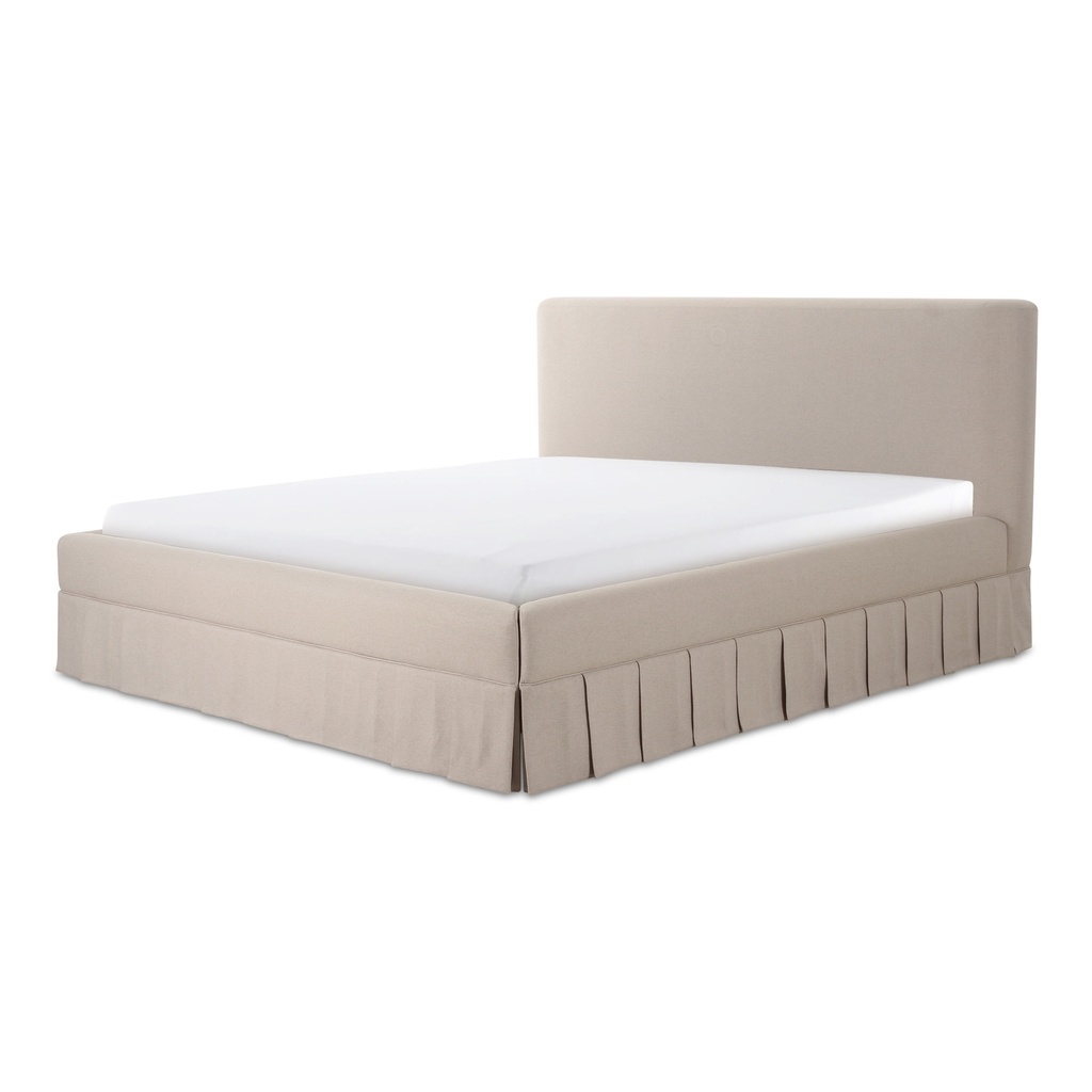 Maren Queen Bed Beige - 1