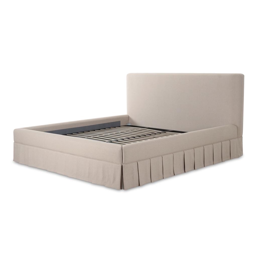 Maren King Bed Beige - 3