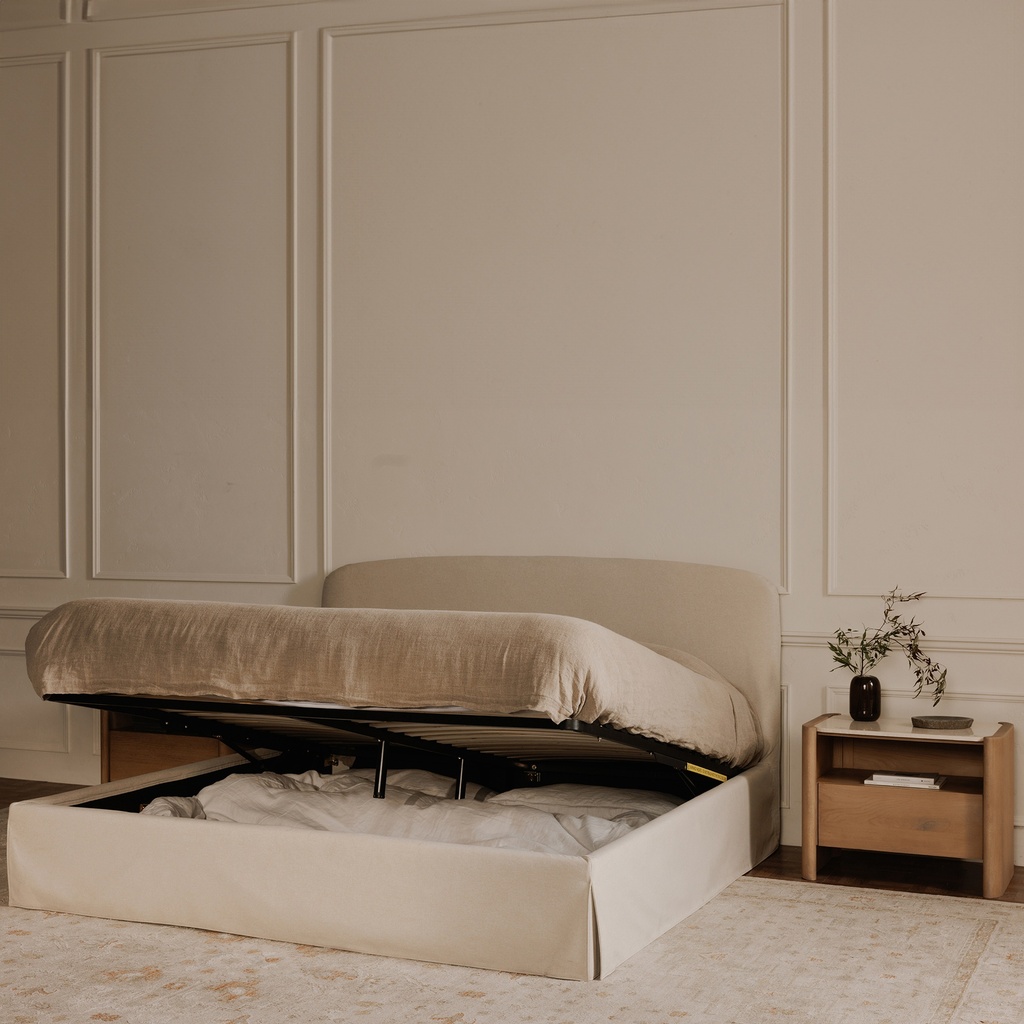 Joan King Storage Bed Cream - 13