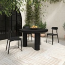 Kent Outdoor Dining Chair Black - Set Of Two - 7