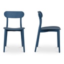 Kent Outdoor Dining Chair Navy - Set Of Two - 2