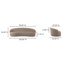 Cove Outdoor Sofa Taupe - 10