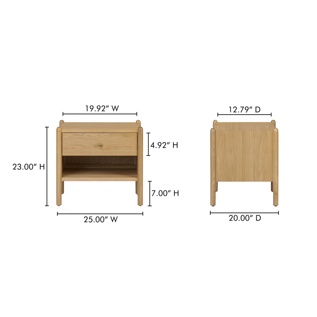 Billy Nightstand Natural - 12