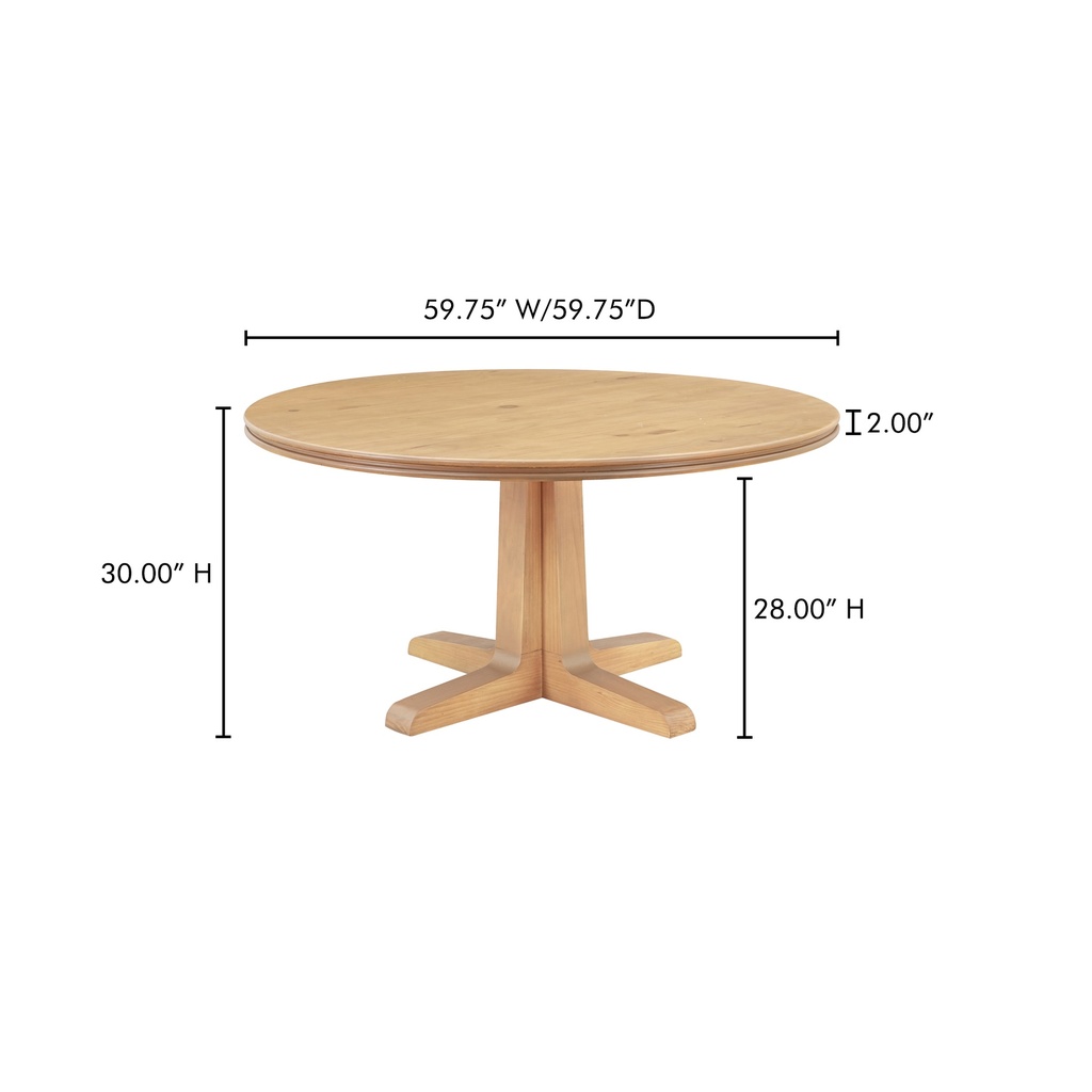Charles Dining Table Natural - 10