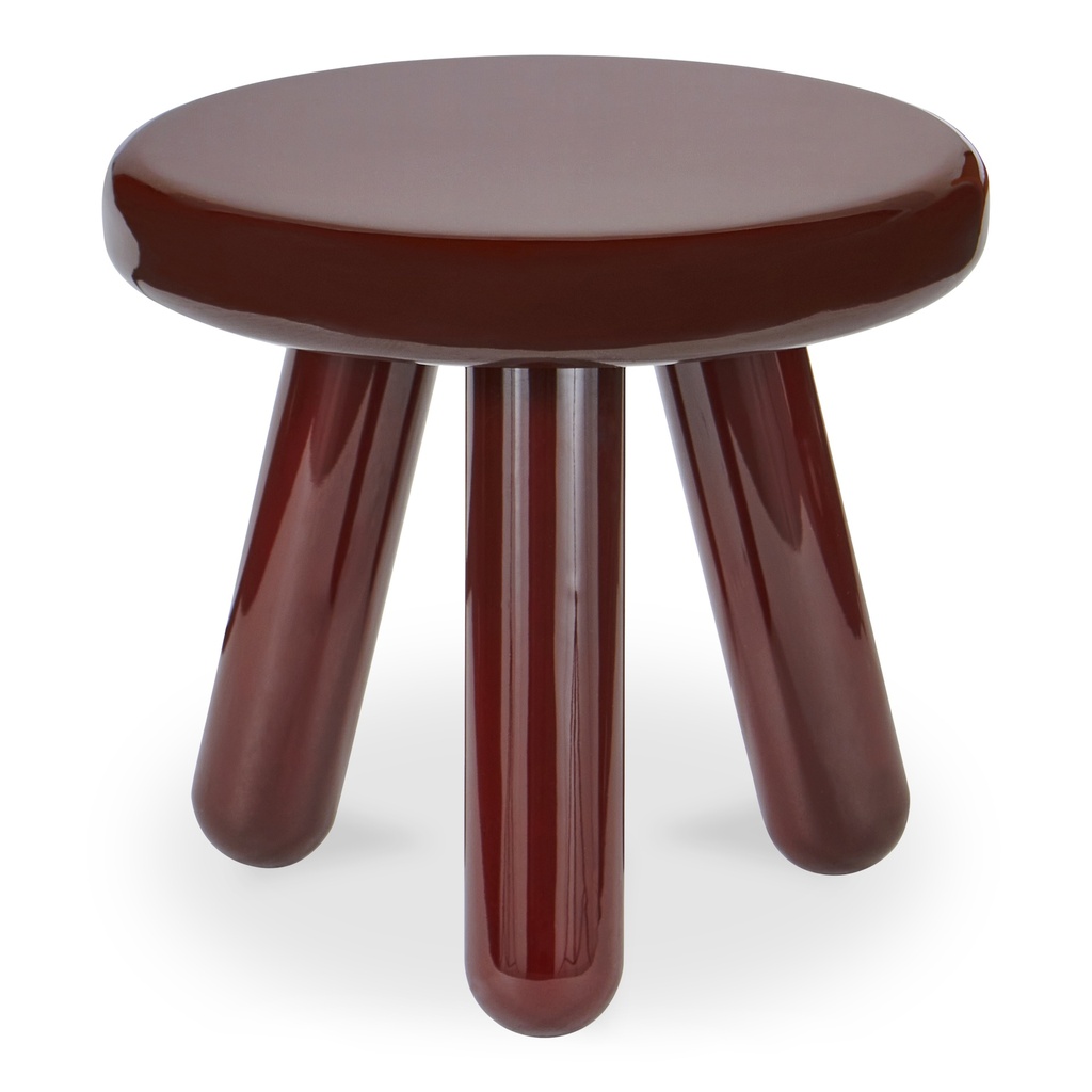 Joy Accent Table Deep Red Lacquer - 1