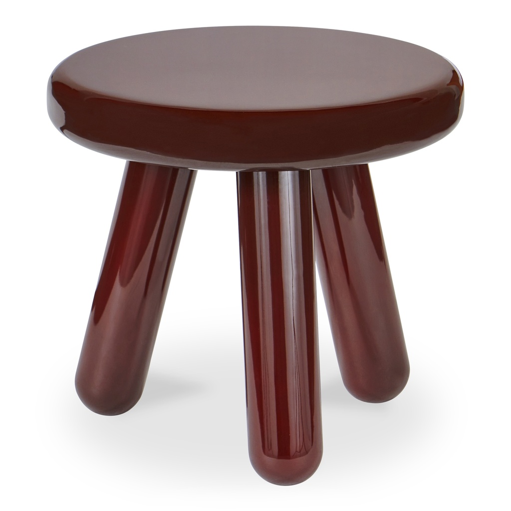 Joy Accent Table Deep Red Lacquer - 2