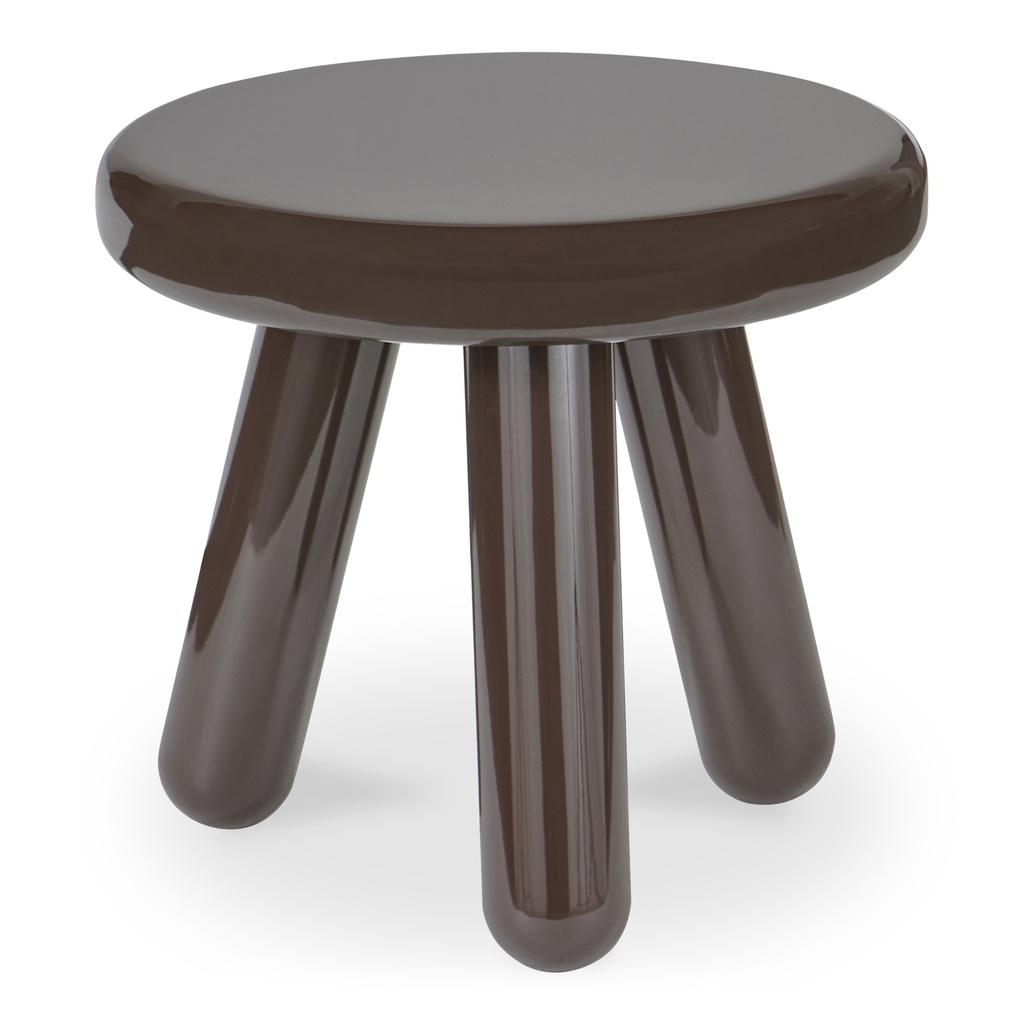 Joy Accent Table Dark Brown Lacquer - 2
