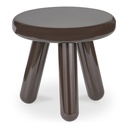 Joy Accent Table Dark Brown Lacquer - 2