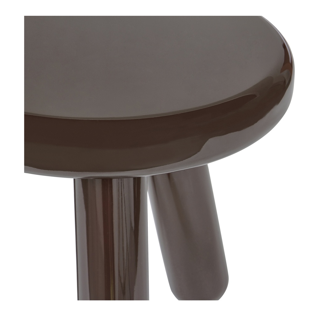 Joy Accent Table Dark Brown Lacquer - 3
