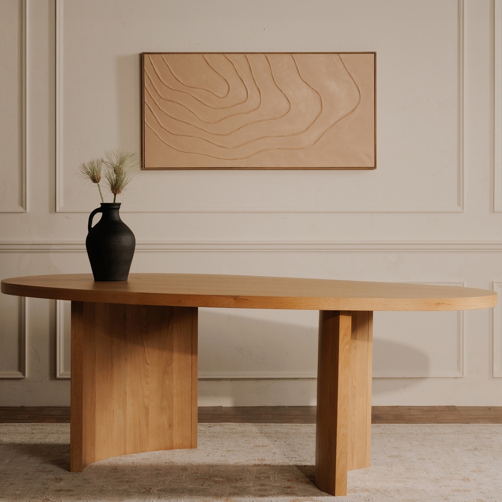 Louise Dining Table Natural - 7