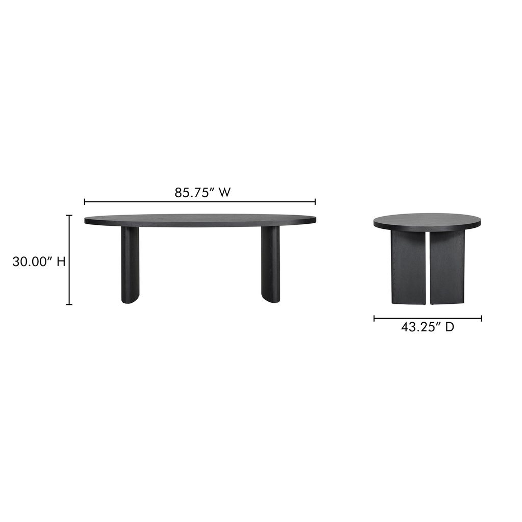 William Dining Table Black - 12