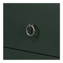 Reagan 3 Drawer Nightstand Deep Green - 8